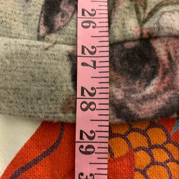 Donated Peach Love California floral sweater with ruffle neck size large NWOT - Picture 6 of 7